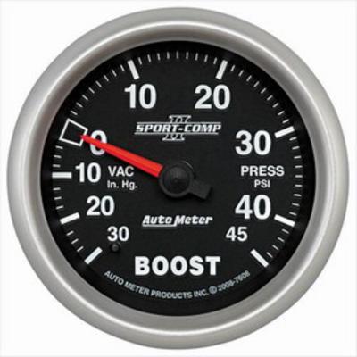Auto Meter Sport-Comp II Mechanical Boost/Vacuum Gauge - 7608